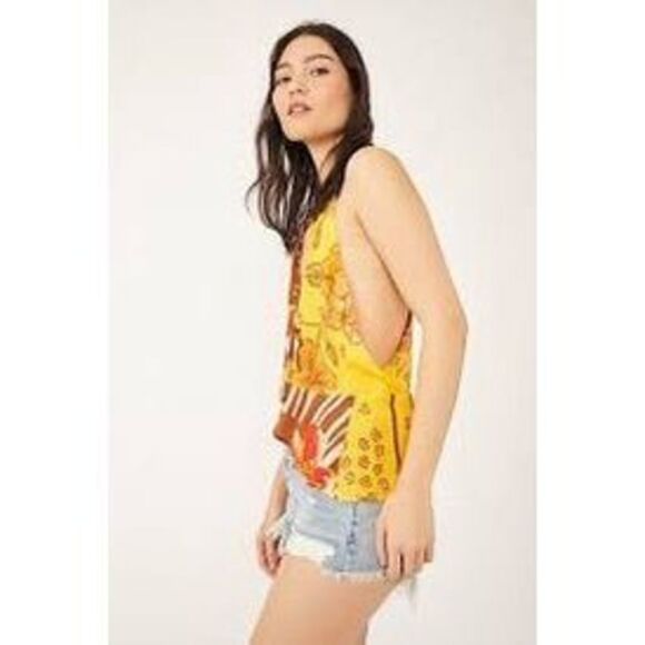 Free People Hot Tropics Tank Size L - Picture 3 of 7